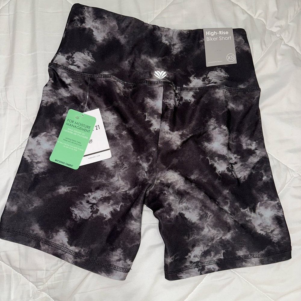 new f21 biker shorts